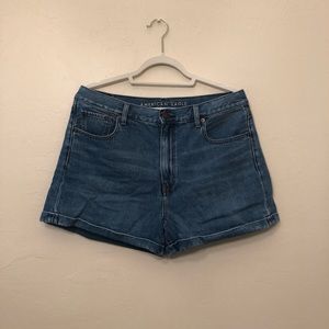 Medium Wash Mom Shorts